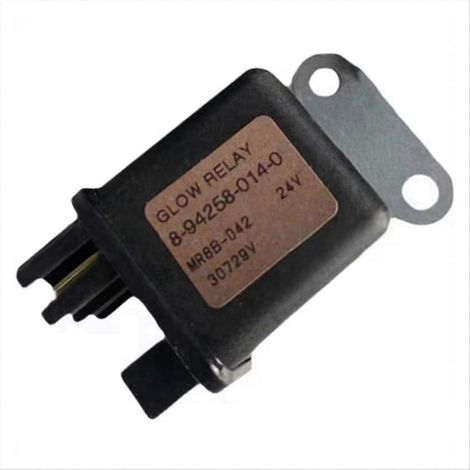 Relais de préchauffage haute qualité 24 V pour pelle hydraulique Isuzu 4BD1 6BD1 (1/2)