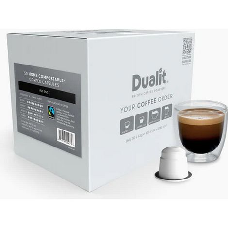 50 capsules compostables de café intense - Dualit - 15473 (1/2)