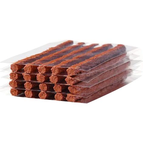 Strisce di gomma per la riparazione di pneumatici, confezione da 20 pezzi, kit di riparazione pneumatici autoindurente, strisce di gomma per auto. (1/5)