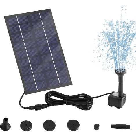 1 Pompe Solaire, 9V 1,8W, 5 Buses, 4 Styles, Étang Jardin (1/5)
