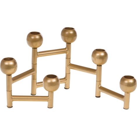 Amadeus - Bougeoir de table en aluminium