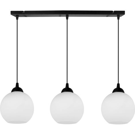 LAMPADA A SOSPENSIONE CLASSICA IN METALLO CON PARALUME IN VETRO (1/5)