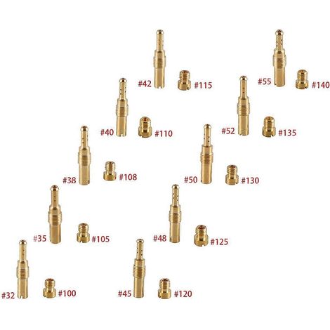 Kit de 20 gicleurs principaux pour carburateur Keihin OKO KOSO CVK (1/5)