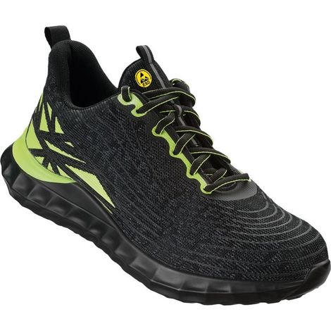 Chaussure de sécurité LOCRI taille 46 W.10,5 noir/vert W.10,5 S1PS FO SR ESD EN20345 (1/5)