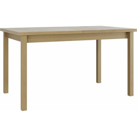 Mesa Victorville 122, Roble Sonoma, 78x80x140cm, Alargamiento, Aglomerado laminado, Madera