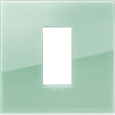 Placca Classic 1M Reflex salvia scatola rotonda Vimar Arkè 19641.65