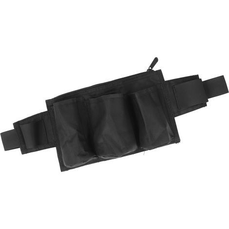 Wasserdichte Gürteltasche aus Oxford-Gewebe für Reinigungs- und Gartengeräte, schwarz. (1/5)