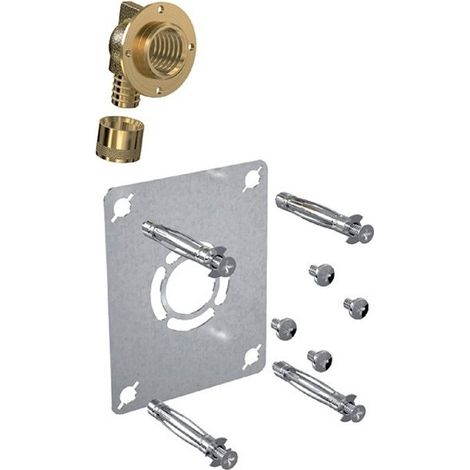 Watts – Robifix à sertir mono M3/8 – Fixation raccord pour plaque de plâtre 12,5 mm – Entraxe 13 x 16 – Taraudage 12-17 – 8845 (1/3)