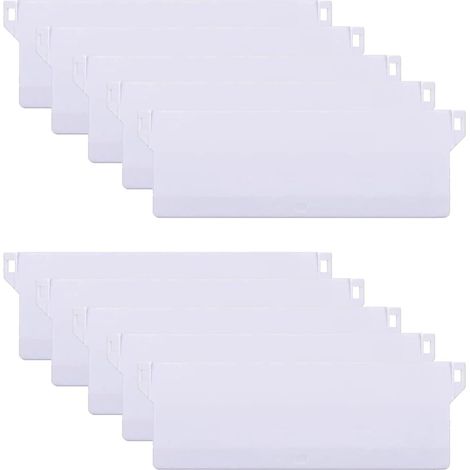 SHINING HOUSE 10 unidades de placas de peso para persianas de California de 127 mm, pesas para persianas verticales, kit de reparación de cortinas y persianas verticales, color blanco (1/5)