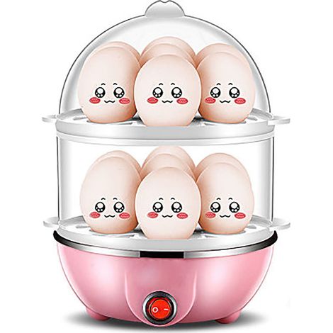 Cuiseur À Œufs Électrique - Capacité 14 Unités - Pour Œufs Durs Moelleux Poachés Brouillés Omelettes Légumes Cuits À La Vapeur Fruits De Mer Raviolis - 350 W (1/5)