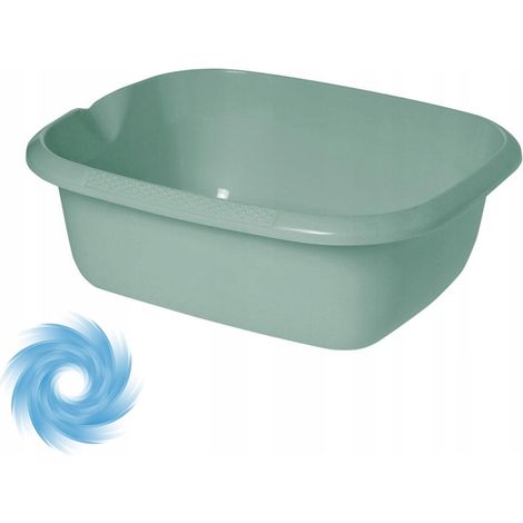 Ciotola rettangolare in plastica con beccuccio 9L 38x32 cm KEEEPER (1/5)