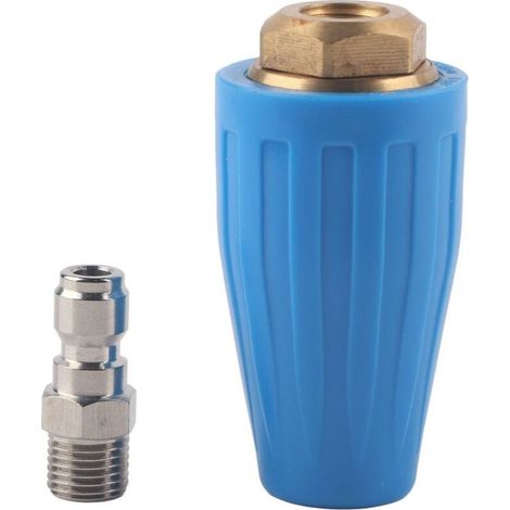 Pressure Washer Rotating Turbo Nozzle 4.0 GPM High Speed 1/4" Quick Release Plug 3600 PSI / 276 BAR Cleaning Accessory 2.5 GPM (1/5)