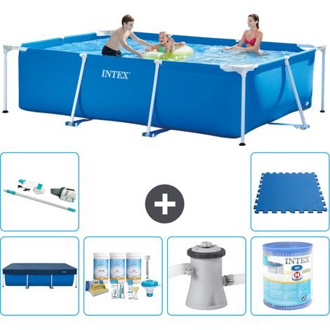 Intex Piscina con struttura Rettangolare - 300x200x75 cm - 7-pezzi  S30191 (1/4)