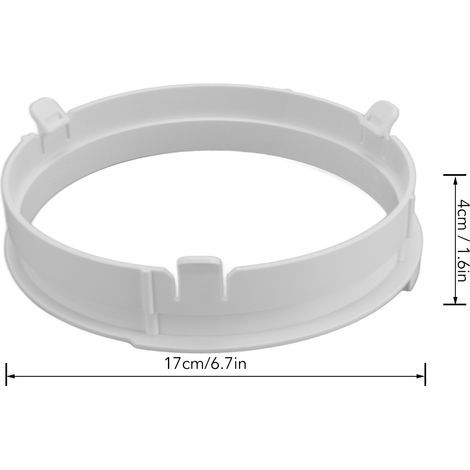 Adjustable ABS exhaust hose connector for Midea KYR-35 portable air conditioner (1/4)