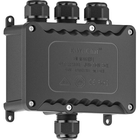Raccord 4 câbles connecteur linéaire 3 pôles IP68 ARIC 52064 (1/2)