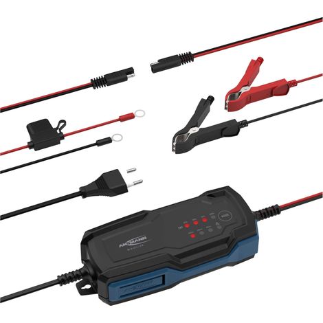 ANSMANN Chargeur à 8 étapes 6V 12V / 2A / 4-60Ah voiture, moto (1/5)