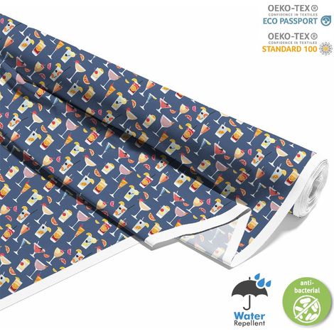 TESSUTI DECORATIVI PER ESTERNI OXFORD - Motivo Cocktail  DX8710 (1/5)