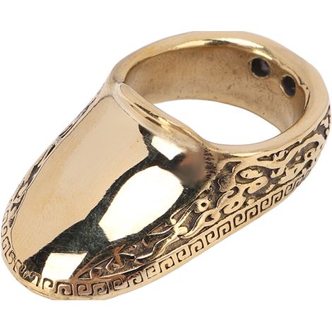Bague de Pouce en Laiton pour Archerie, Protection Anti-Décoche avec Gravure Personnalisée - 19mm (1/5)