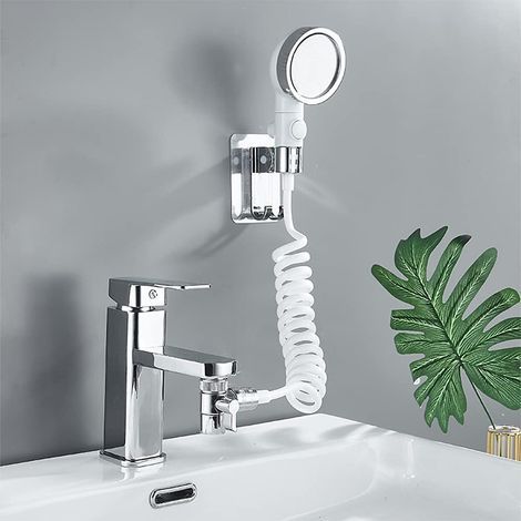 Robinets avec fonction d'arrêt pour économiser l'eau, adaptés au nettoyage des poils d'animaux et au bain des bébés (1/5)