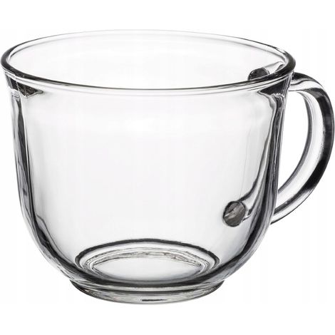 Verre à thé avec anse, verre épais, 480 ml, Leo (1/3)