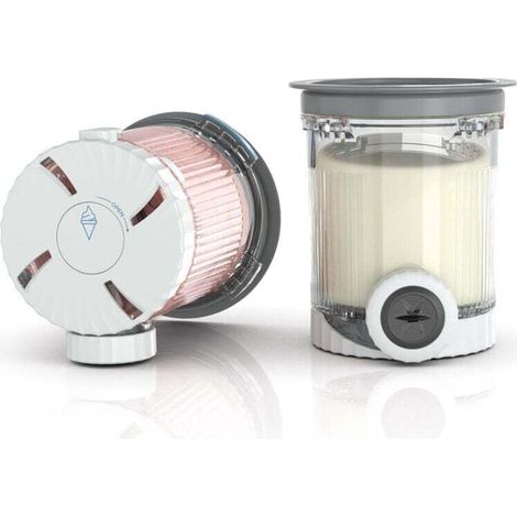 Set mit 2 Bechern und Deckeln für Swirl NC700 Softeismaschinen, spülmaschinenfest, XSK7PNTLD2