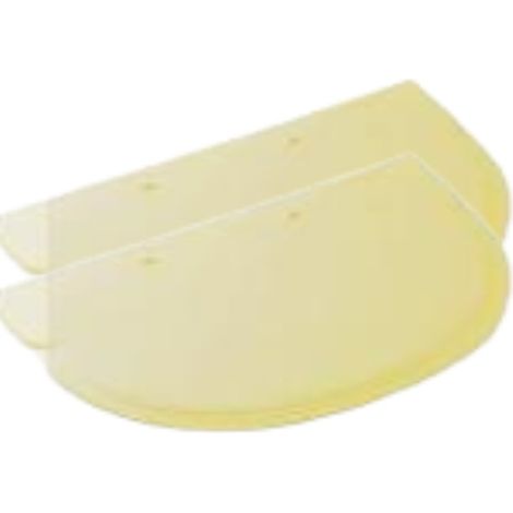 Thermohauser set 2 raschietti pasticceria polipropilene 11.5x7.5 cm