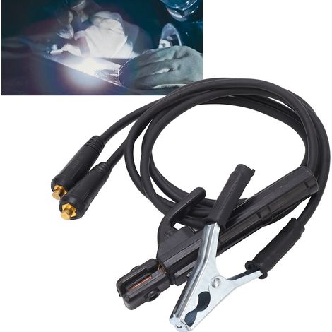 Pince de mise à la terre pour poste à souder, câble de 1,5 m, fiche 10-25, accessoires de fixation, kit de pince de mise à la terre pour poste à souder 200 A (1/5)
