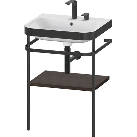 Duravit Happy D.2 Plus c-bonded Set avec console métallique,