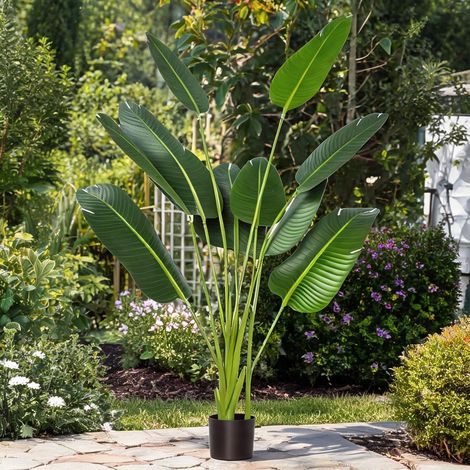 Plante artificielle verde en pE e Tecido 15 x 15 x 160 cm (1/5)