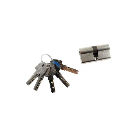 Sicherheitszylinder TESA T60 auskuppelbar - vernickelt - 30 x 30 - Verschiedenes - 5 Schlüssel - T65D3030N (1/4)