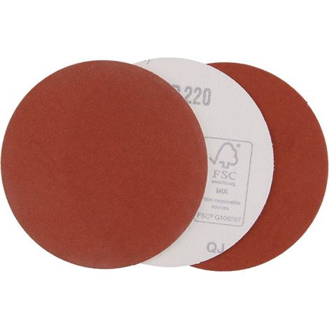 LEVIOR Schleifpapier, Größe P220/125/3 Stück, 22052.01