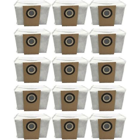 Pack of 15 bags for Alpha 2 Pro robot vacuum cleaner - Replacement parts and accessories for dust bags - AquaForge (1/5)