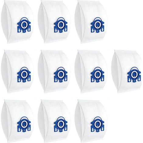 Sacs Aspirateur - Compatible Miele HyClean 3D Efficiency GN Classic C1 C2 C3 S2000 S5000 S8000 - 29 x 18 cm - Lot de 10 (1/5)