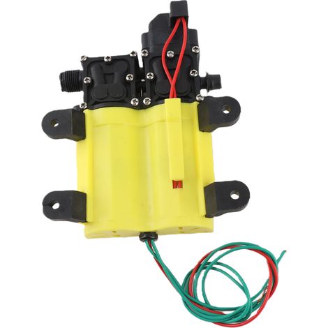 Pompe à membrane haute pression 12 V 120 W 8 L avec connecteur en cuivre - Pompe d'injection d'eau automatique (1/5)