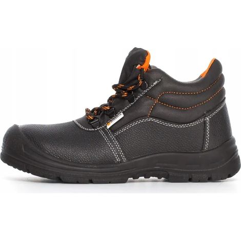 CHAUSSURES DE TRAVAIL 40 CHAUSSURES EN CUIR SOLIDE O1 SRC sans œillets, rembourrage léger (1/5)