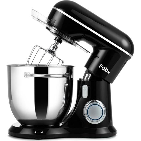 6L Pastry Processor, Mixer on Stand 1300 W, Kneader with Whisk, Flat Mixer, Kneading Hook, 10 Speeds + Pulse, Stainless Steel Bowl (1/5)