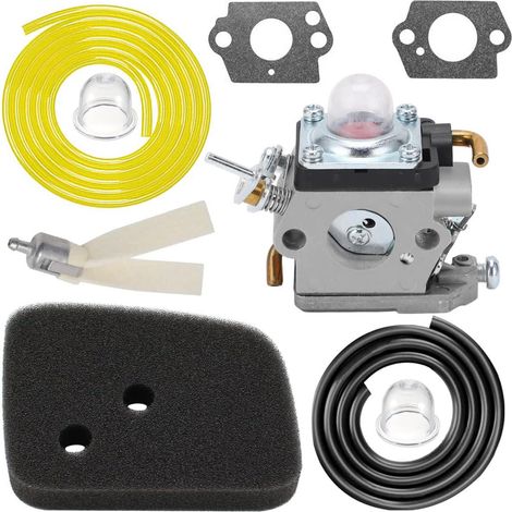 Carburateur pour Husqvarna 122HD45 122HD60 522HD60S 522HDR60S pour Jonsered HT2223T HT2218 Taille-haie Remplace 523012401 596658301, avec Filtre à air Filtre à Carburant Ligne de Carburant (1/5)