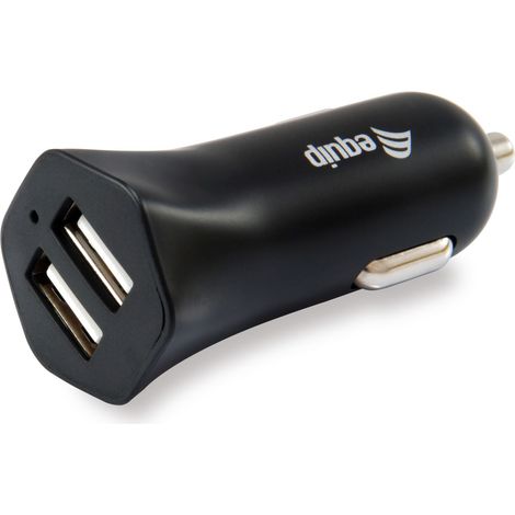 Equip KFZ-Ladegerät 2Port 12W,2xUSB-A schwarz