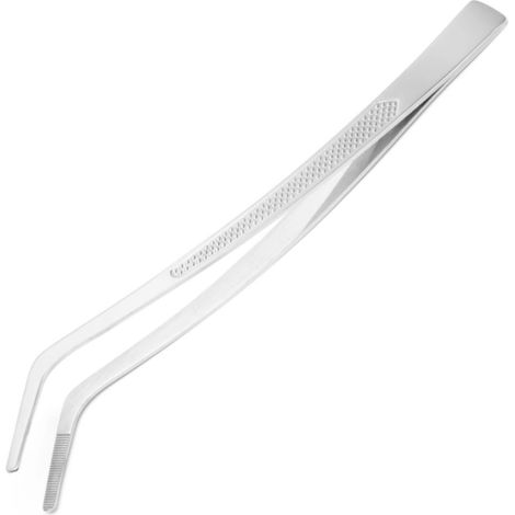 Pinzas de cocina curvas, perfiladas, 240 mm - Hendi 680186