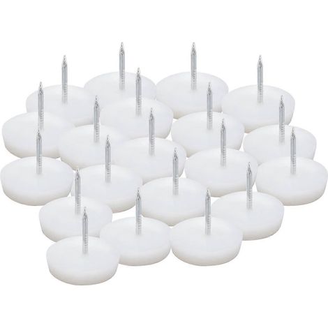 Clous décoratifs pour canapé, 50 clous blancs en nylon (1/5)