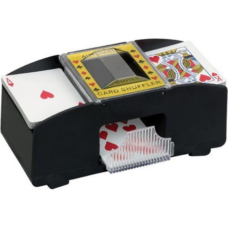 Batteur de cartes professionnel automatique haute vitesse, machine à mélanger les cartes sans fil, fonctionne sur batterie, pour jeux de société et casinos.