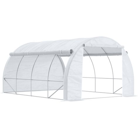 Serre de jardin 12 m² GAMBLER blanche