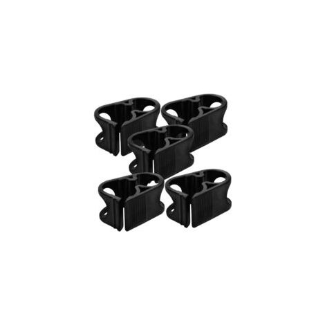 6–12 mm verstellbare Kunststoff-Schlauchschellen, 5 Stück, zum Absperren und Regulieren des Wasserdurchflusses, für Labor, Apotheke und Geräte – Crezuo