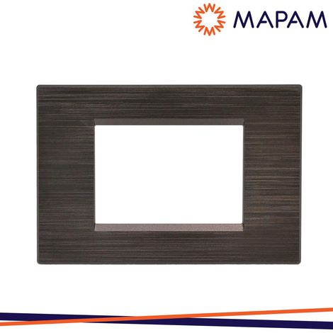 PLACCA TECNOPOLIMERO SPAZZOLATO 8003SL-7 T1-ART 3P T.D.M. (1/3)