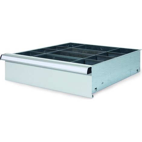 [GEBRAUCHT] B-Ware STIER Schublade Schubladenblende 600 mm Tragkraft 80 kg Anthrazitgrau 800x450mm (1/2)