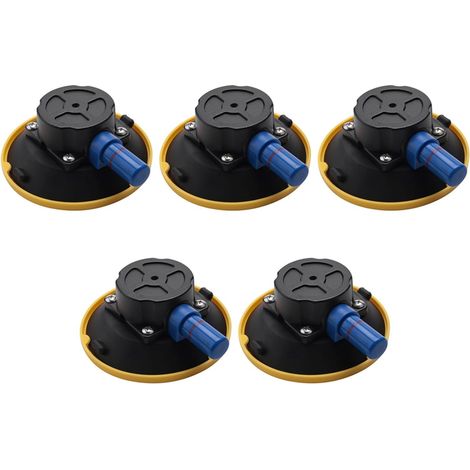 5X Ventouse à Vide Concave de 4,5 Pouces Ventouse de Pompe à Main Robuste de 114,3 mm avec Goujon Fileté (1/5)