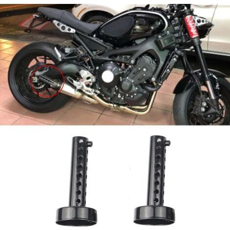 ALLIANDISLot de 2 silencieux d'échappement universels amovibles pour moto, 60 mm (1/5)