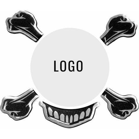 Adesivo Decorativo Logo Fun Teschio (1/3)