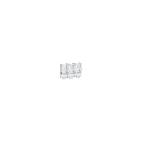 Capot cache borne 3P inter fus - APPAREILLAGE DE TETE HAGER HZF204 (1/2)