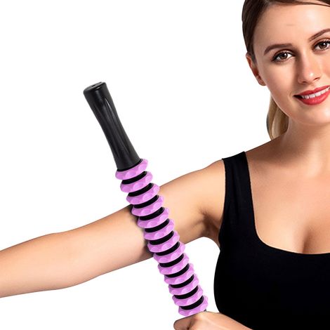 Bâton de massage musculaire antidérapant avec poignée, rouleau de massage pour les muscles du corps, outil de récupération physique (1/5)